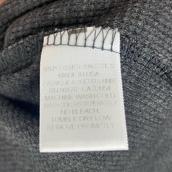 Free People‎ Printed Thermal Desperate Polka Dot Waffle Knit Size Small Bohemian - Picture 7 of 14